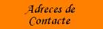 Adreces de Contacte